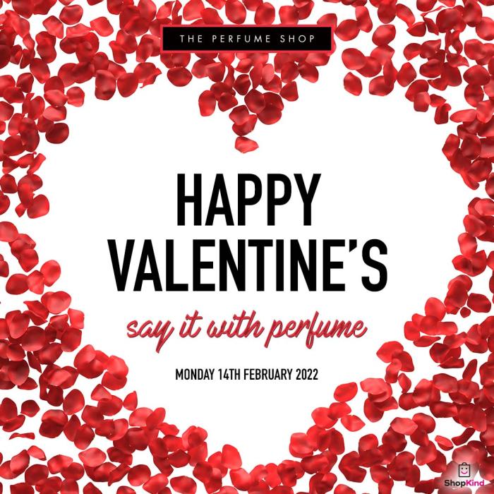 Valentine's Day offers at The Perfume Shop